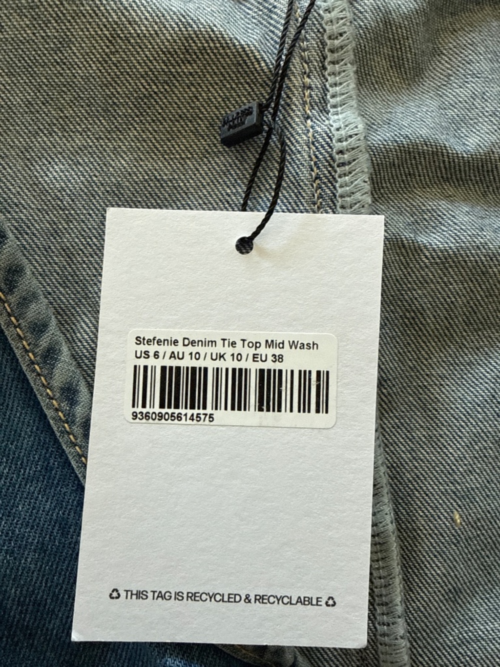 Denim top - Picture 2 of 3
